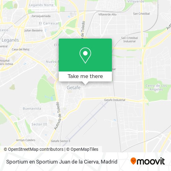 mapa Sportium en Sportium Juan de la Cierva