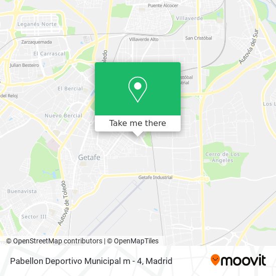 mapa Pabellon Deportivo Municipal m - 4