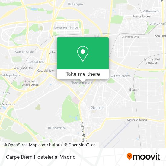 Carpe Diem Hosteleria map