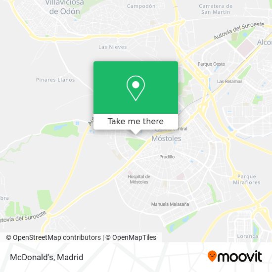 McDonald's map