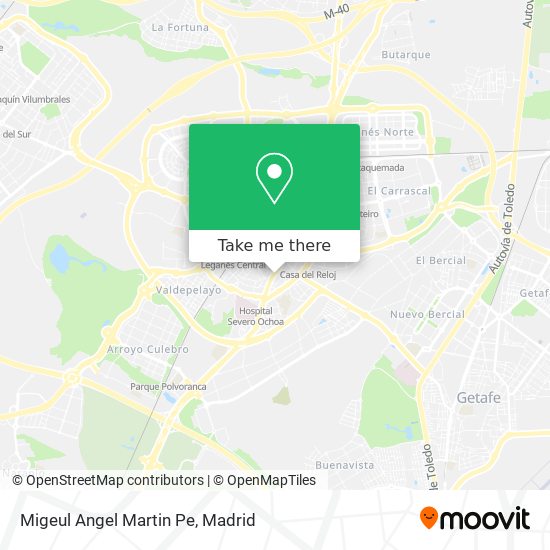 Migeul Angel Martin Pe map