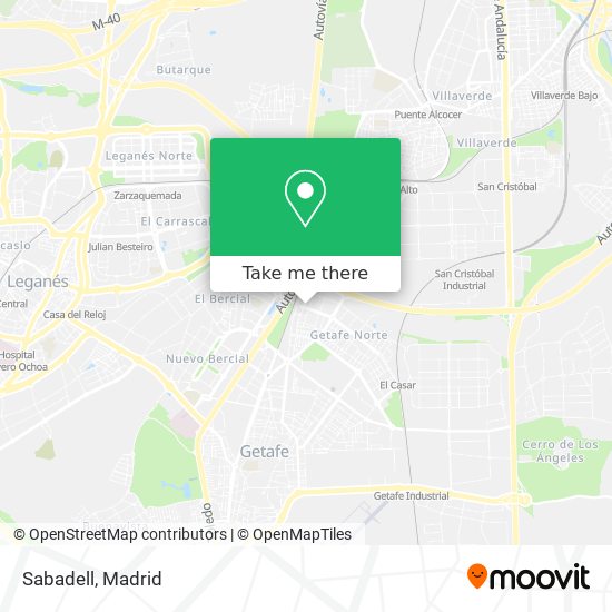 Sabadell map