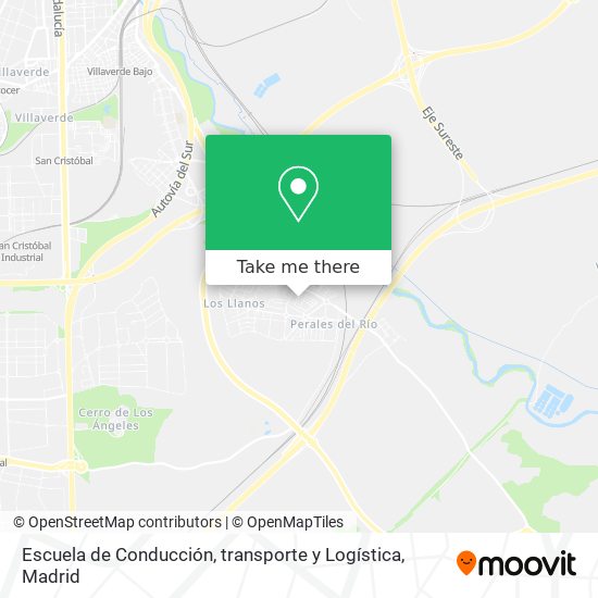 Escuela de Conducción, transporte y Logística map