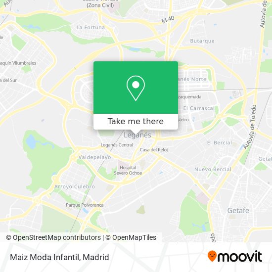 Maiz Moda Infantil map