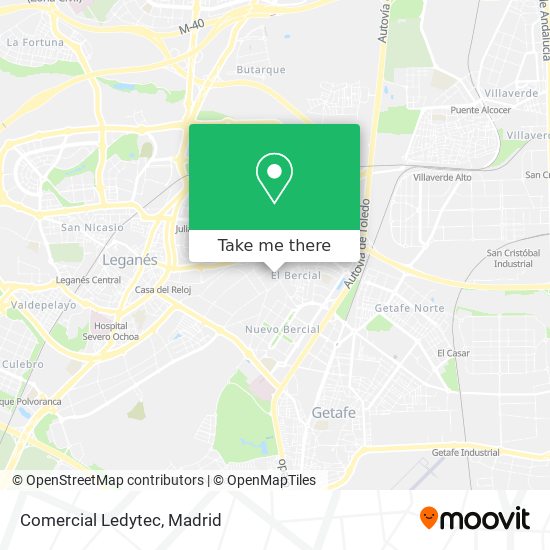 Comercial Ledytec map