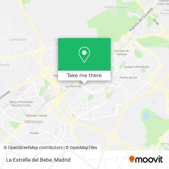 La Estrella del Bebe map