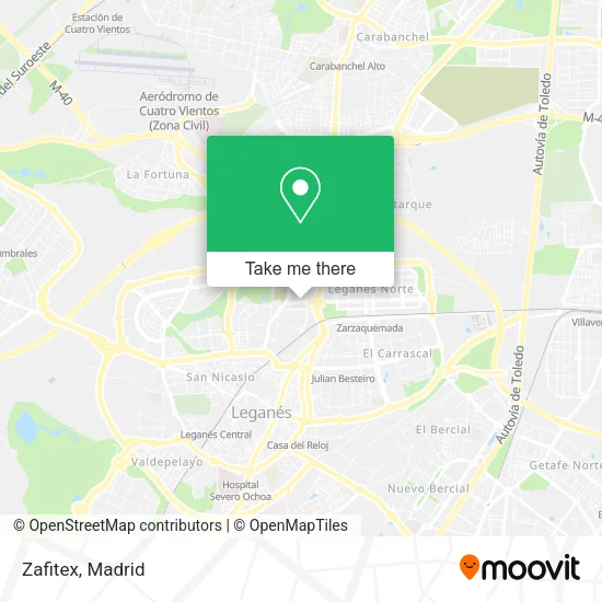 Zafitex map