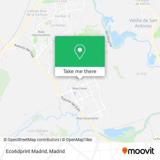 Eco6dprint Madrid map