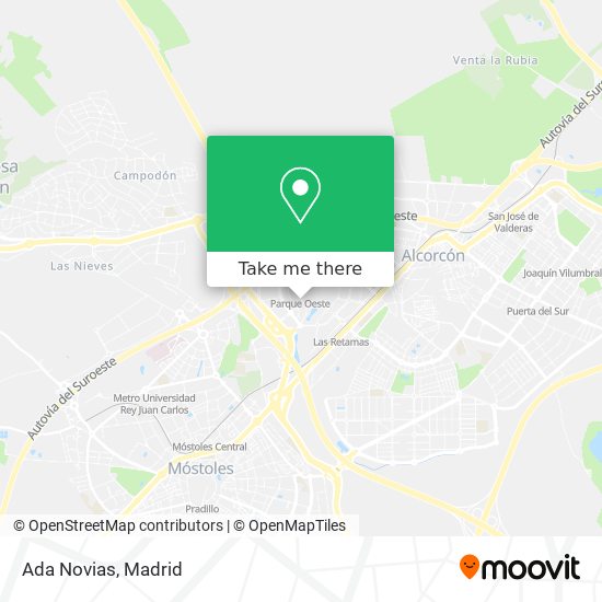 Ada Novias map