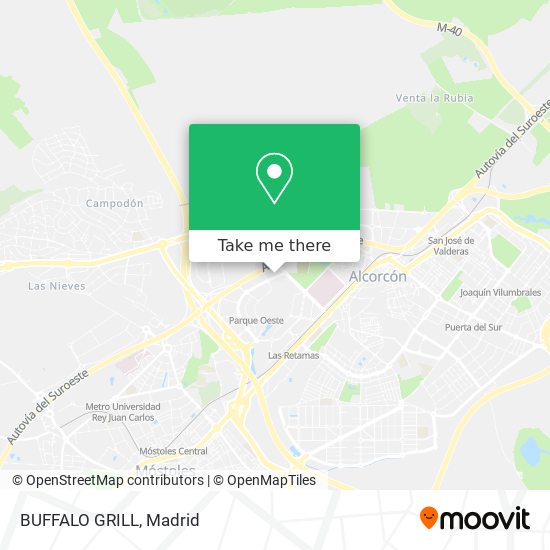 BUFFALO GRILL map