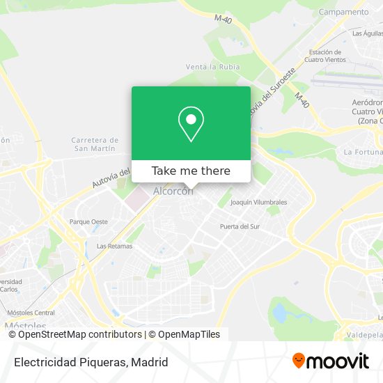 Electricidad Piqueras map