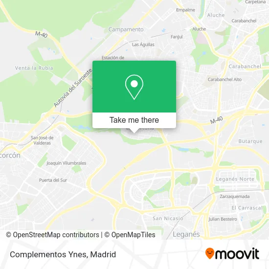 Complementos Ynes map