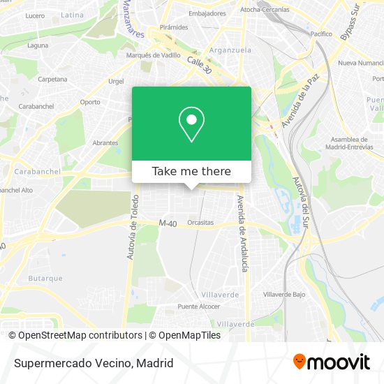 Supermercado Vecino map