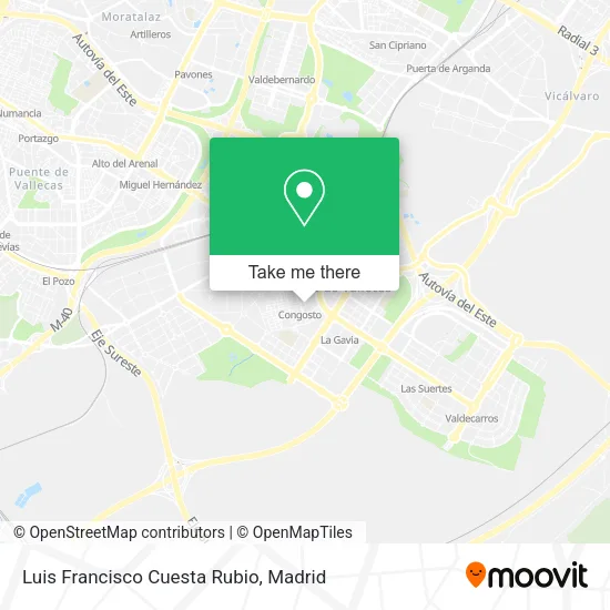 Luis Francisco Cuesta Rubio map