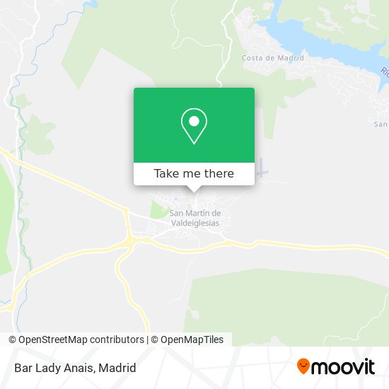 Bar Lady Anais map
