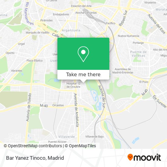 Bar Yanez Tinoco map