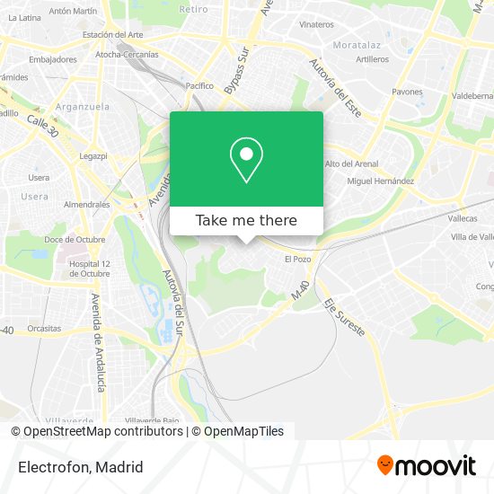 Electrofon map