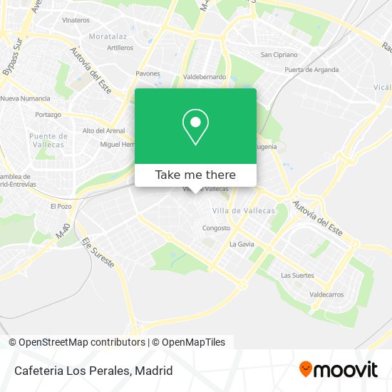 Cafeteria Los Perales map