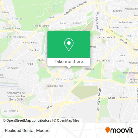 Realidad Dental map