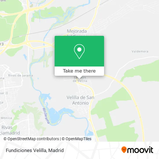 Fundiciones Velilla map