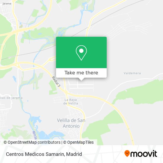 mapa Centros Medicos Samarin