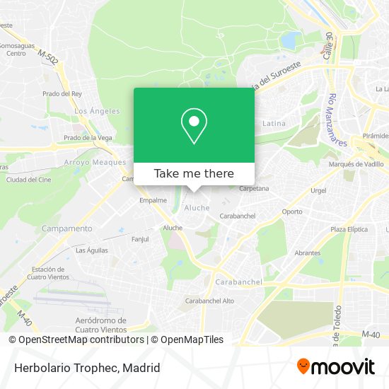 mapa Herbolario Trophec