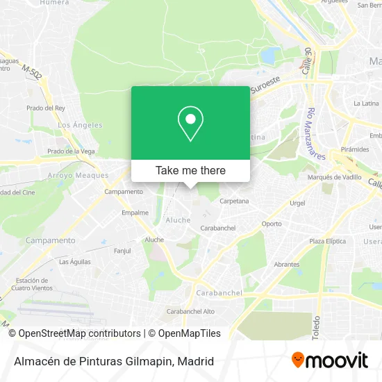 Almacén de Pinturas Gilmapin map