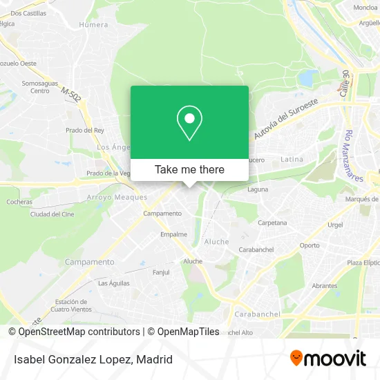 Isabel Gonzalez Lopez map