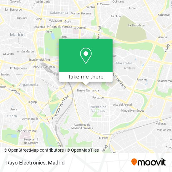 Rayo Electronics map