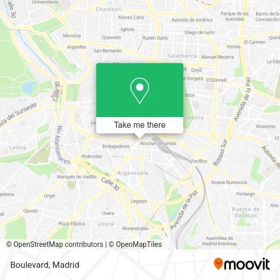 Boulevard map