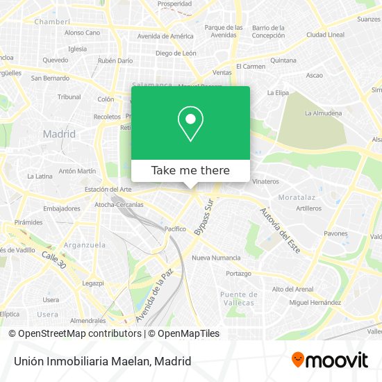 Unión Inmobiliaria Maelan map