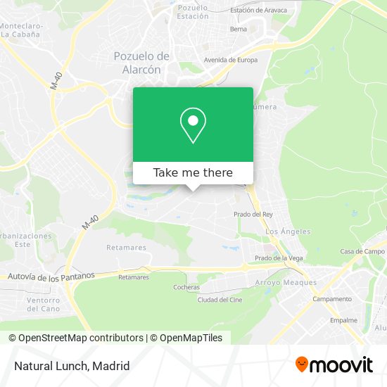 Natural Lunch map