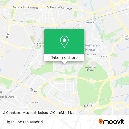 Tiger Hookah map