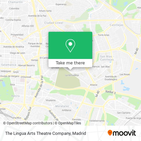 The Lingua Arts Theatre Company map