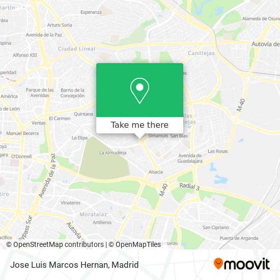 Jose Luis Marcos Hernan map