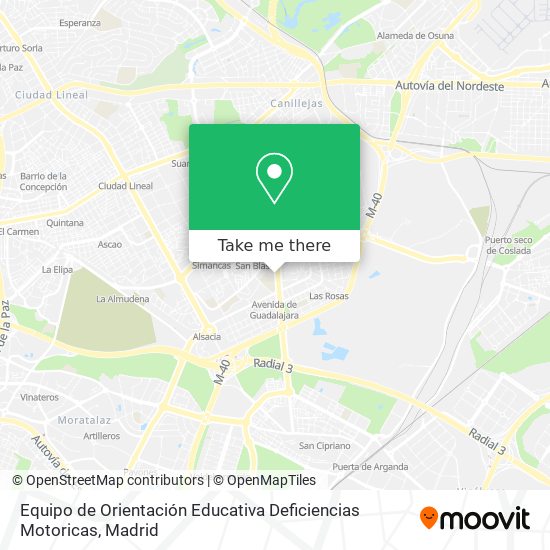 Equipo de Orientación Educativa Deficiencias Motoricas map