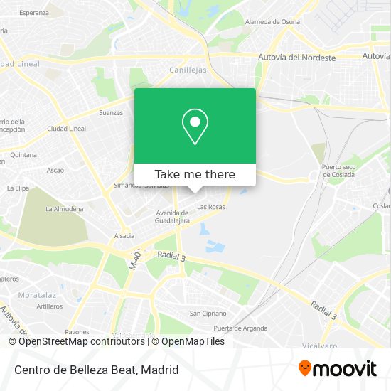 Centro de Belleza Beat map