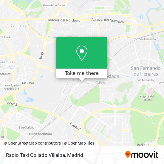 Radio Taxi Collado Villalba map