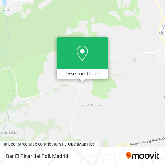 mapa Bar El Pinar del Poli