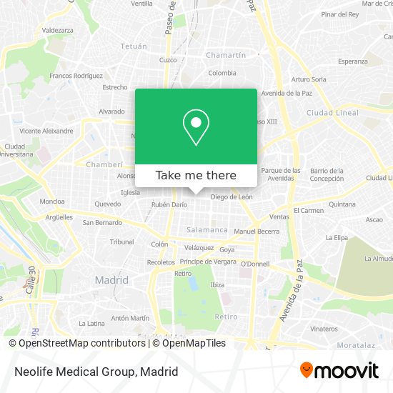 mapa Neolife Medical Group