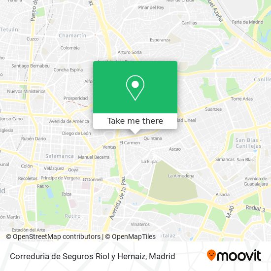 Correduria de Seguros Riol y Hernaiz map