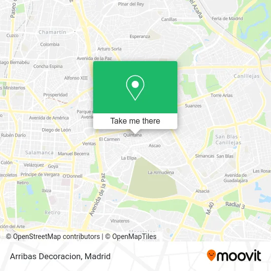 Arribas Decoracion map