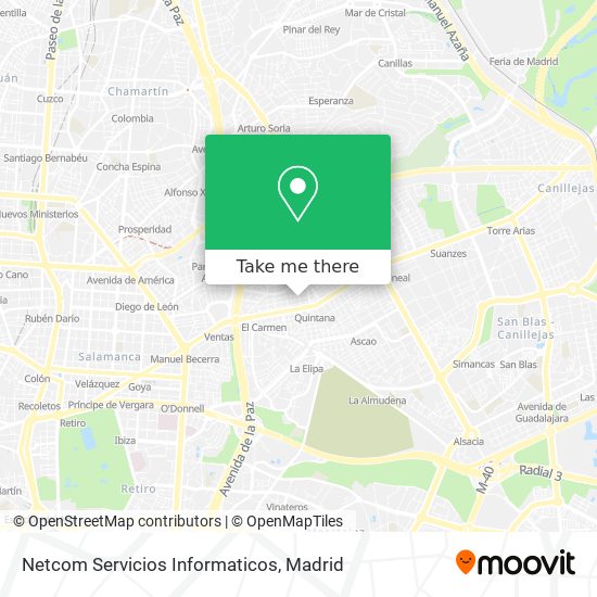 Netcom Servicios Informaticos map