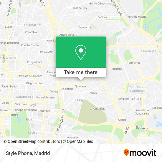Style Phone map