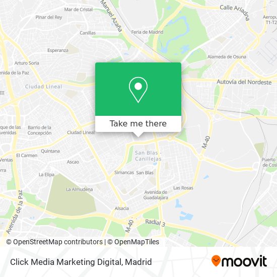 mapa Click Media Marketing Digital