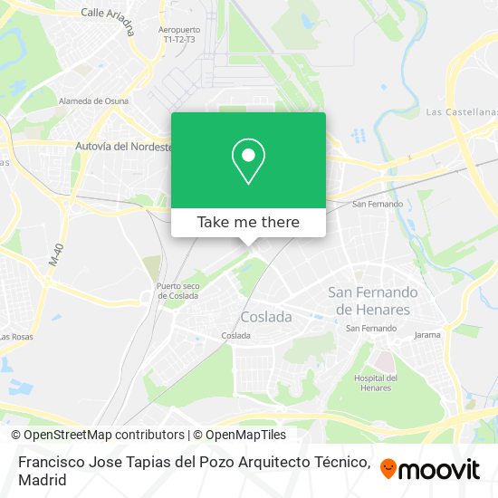 Francisco Jose Tapias del Pozo Arquitecto Técnico map