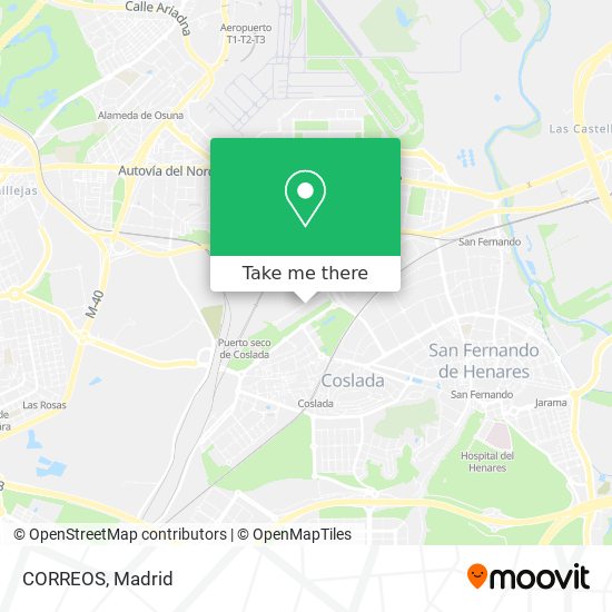 CORREOS map