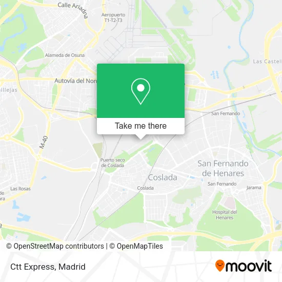 Ctt Express map