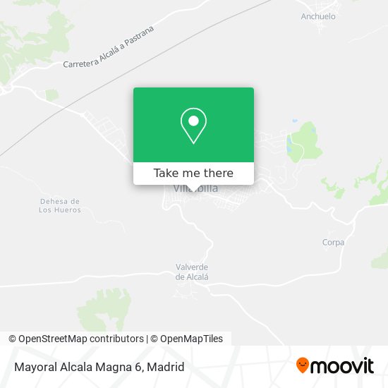 Mayoral Alcala Magna 6 map