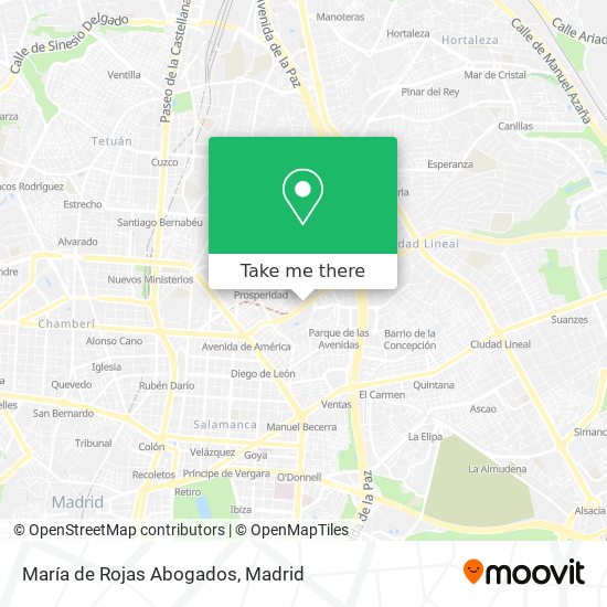 María de Rojas Abogados map